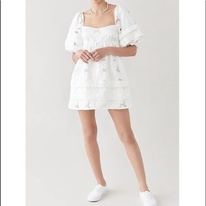 BNWT FOR LOVE AND LEMONS EVELYN ORGANZA DRESS SIZE XS $225! $246 on Shopbop now!